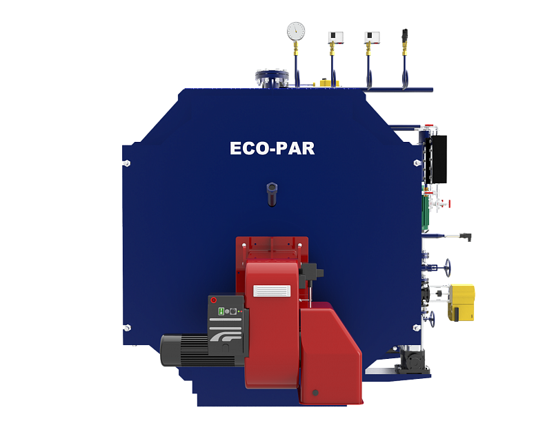 Двухходовой паровой котел ECO-PAR 10 бар 2000 - 3000  кг/ч